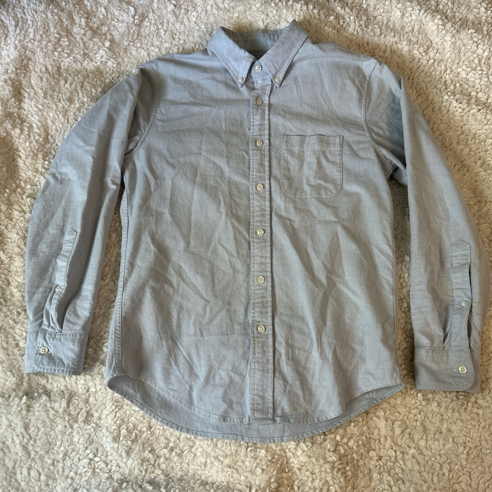 Abercrombie & Fitch Men’s Blue Button-Down (Stretch)